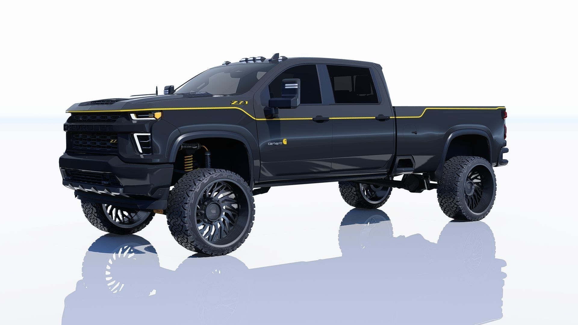 Pickup 2500 Carhartt Edition 3D model_8