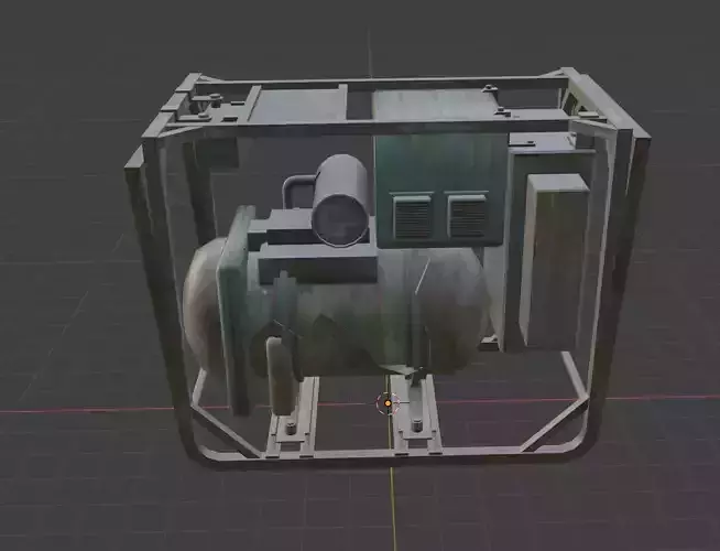 generator  Low-poly 3D model