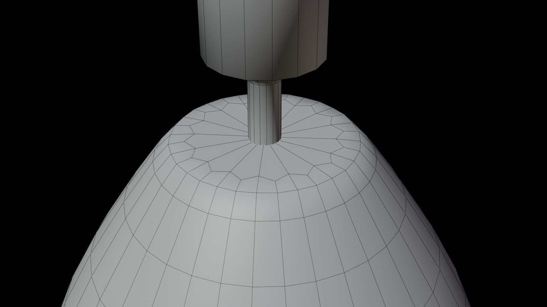 Low-poly Bedroom Lamp by Nikdox Low-poly 3D model_15