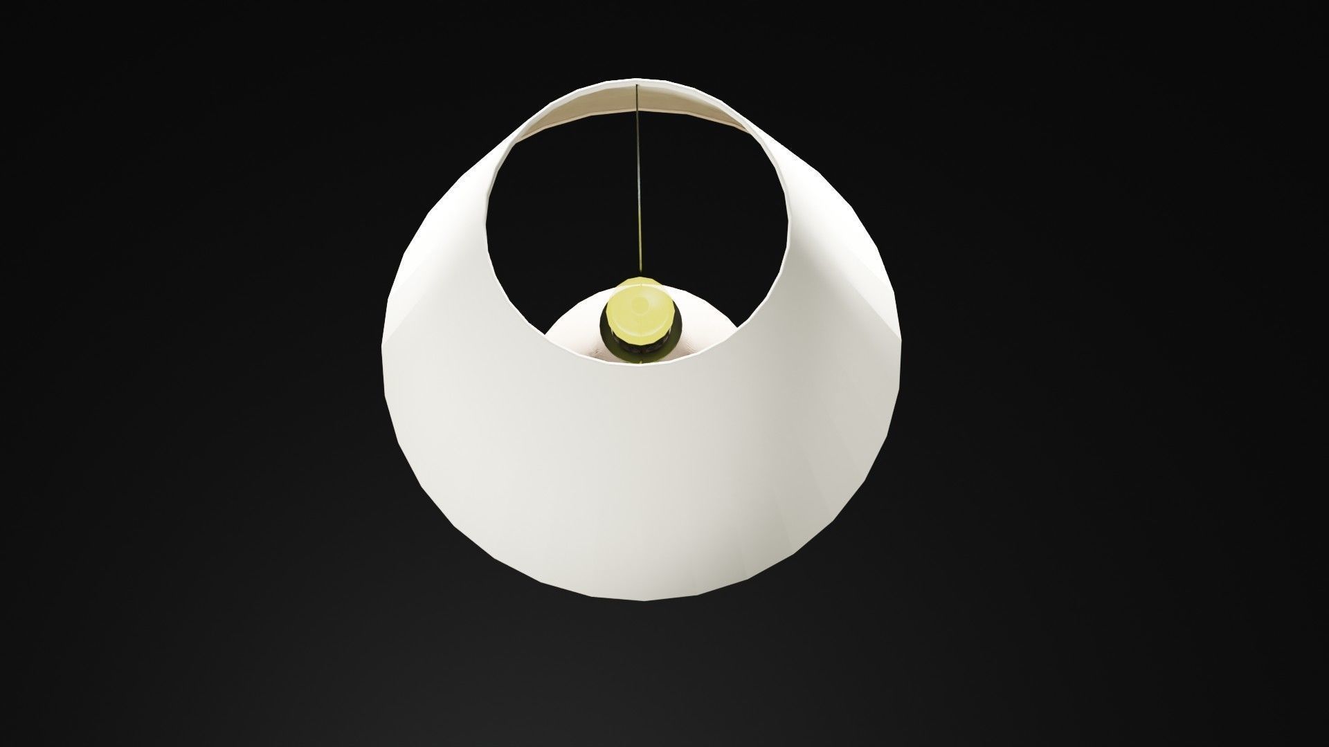 Low-poly Bedroom Lamp by Nikdox Low-poly 3D model_9