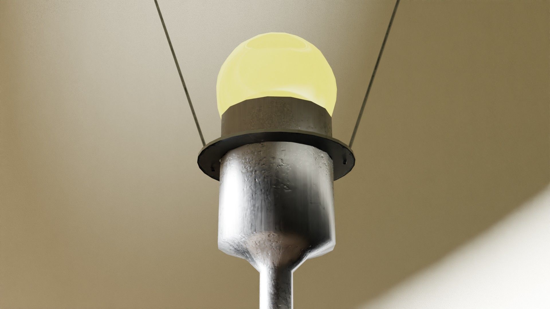 Low-poly Bedroom Lamp by Nikdox Low-poly 3D model_5