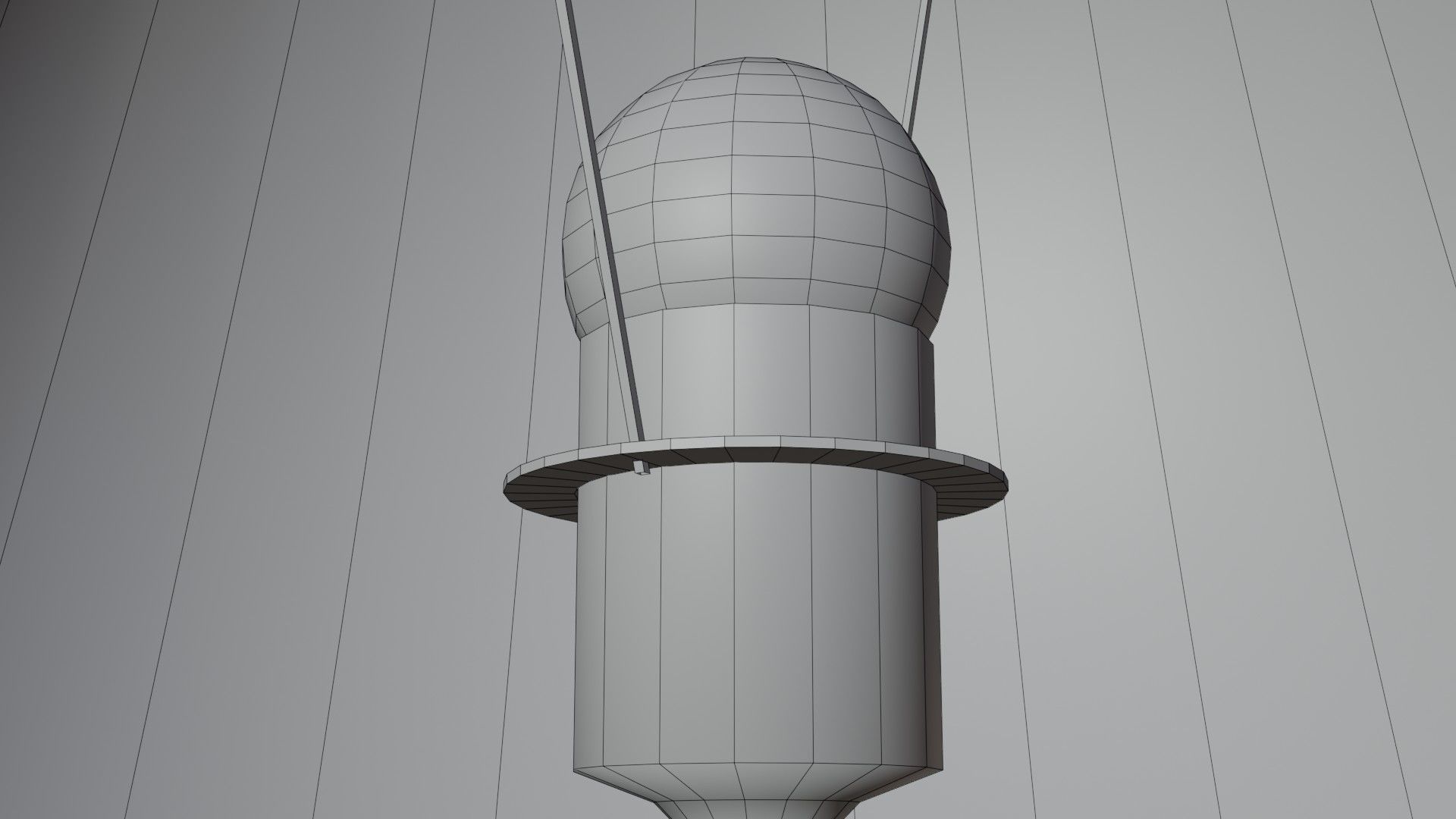 Low-poly Bedroom Lamp by Nikdox Low-poly 3D model_12