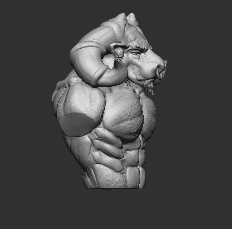 Minotaur 3D print model_2