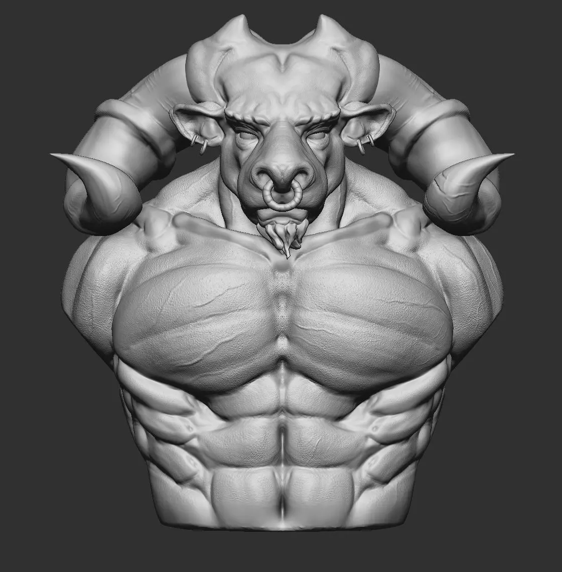 Minotaur 3D print model_0