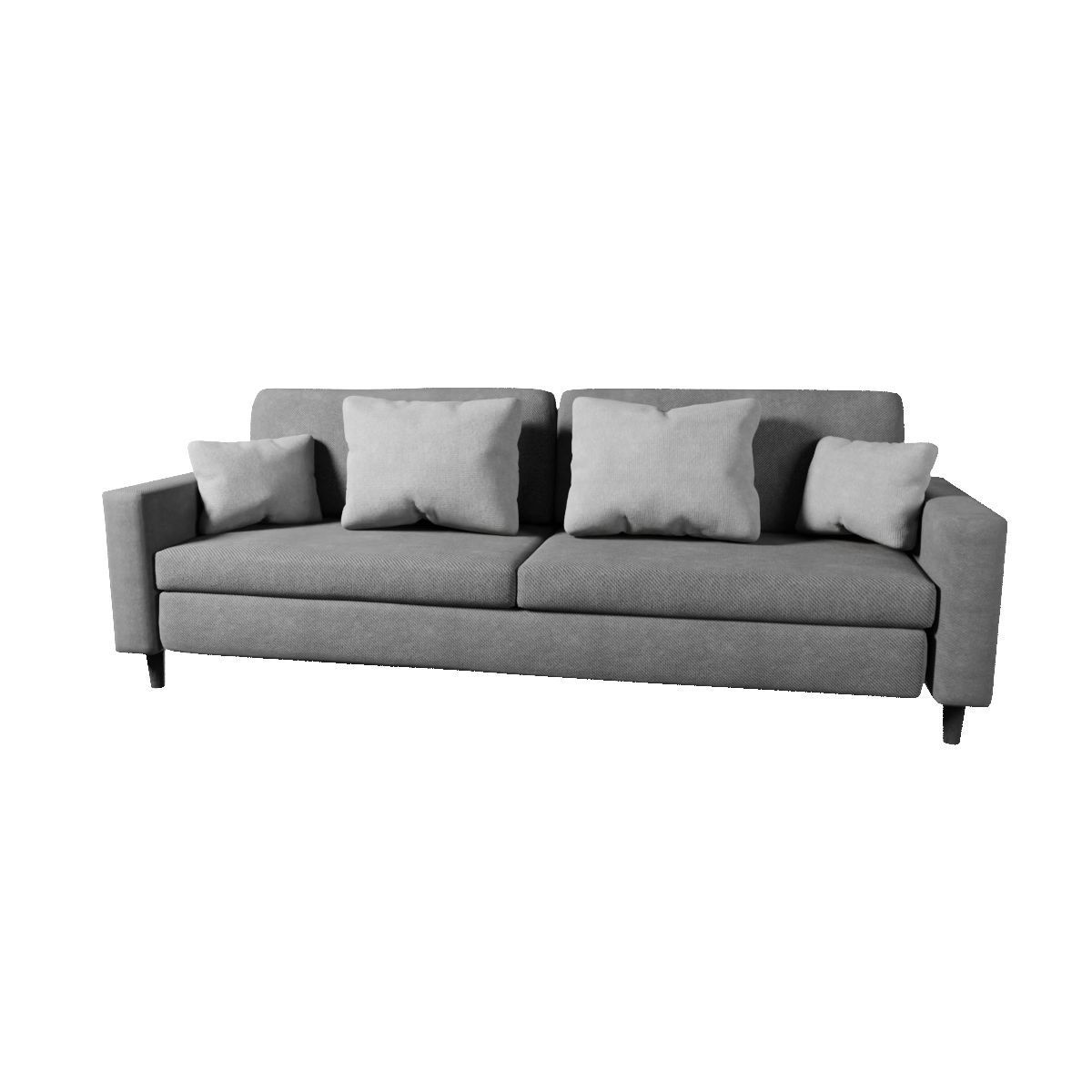 Cotton Sofa by Nikdox Low-poly 3D model_13