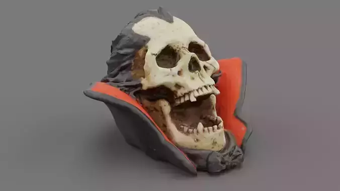 Skull of Dracula high-poly