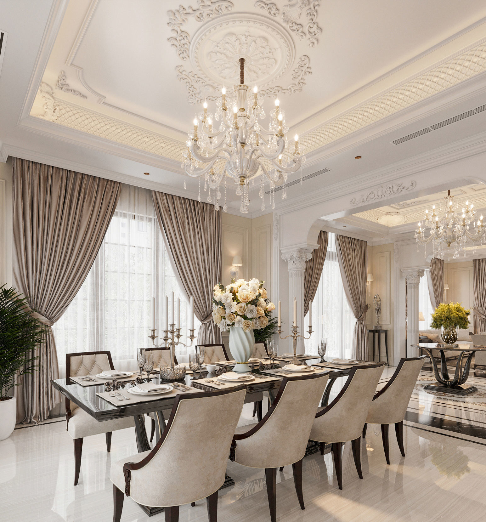Living interior design Model - 03 3D model_7