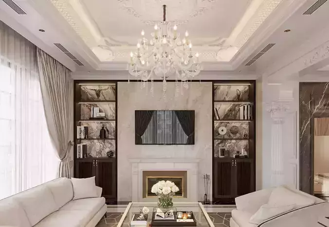 Living interior design Model - 03 3D model Living interior design Model - 03 3D model