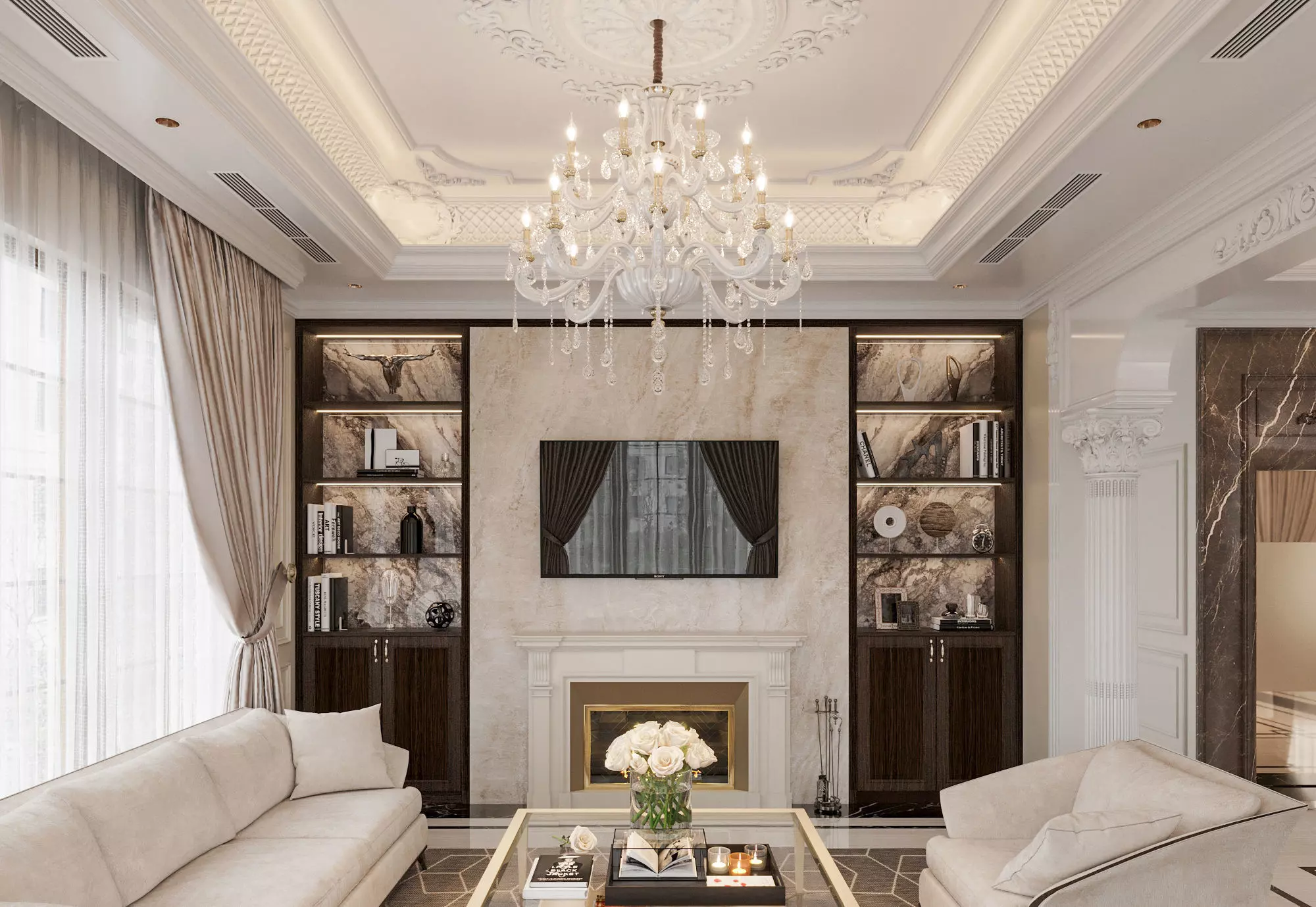 Living interior design Model - 03 3D model_0