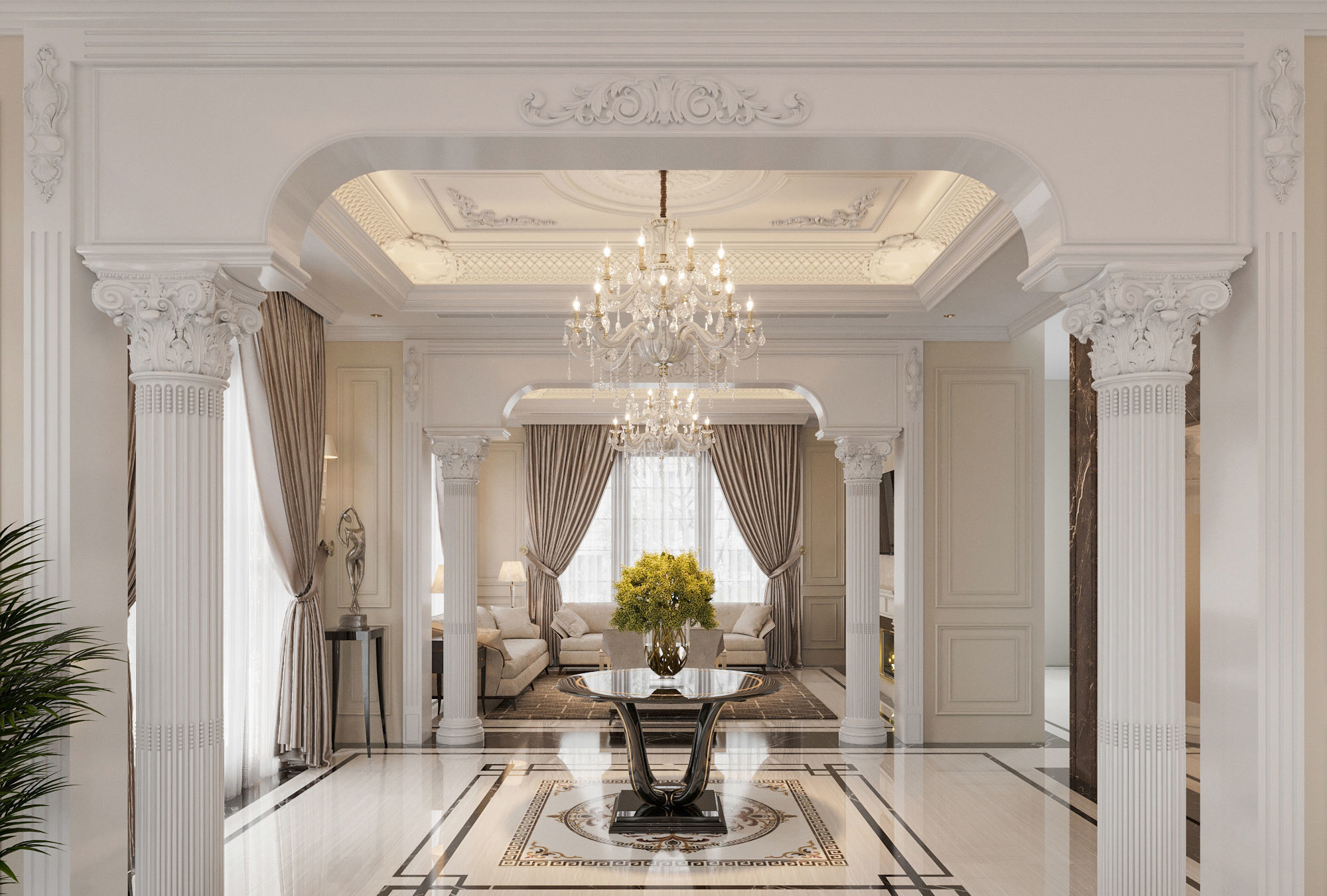 Living interior design Model - 03 3D model_3