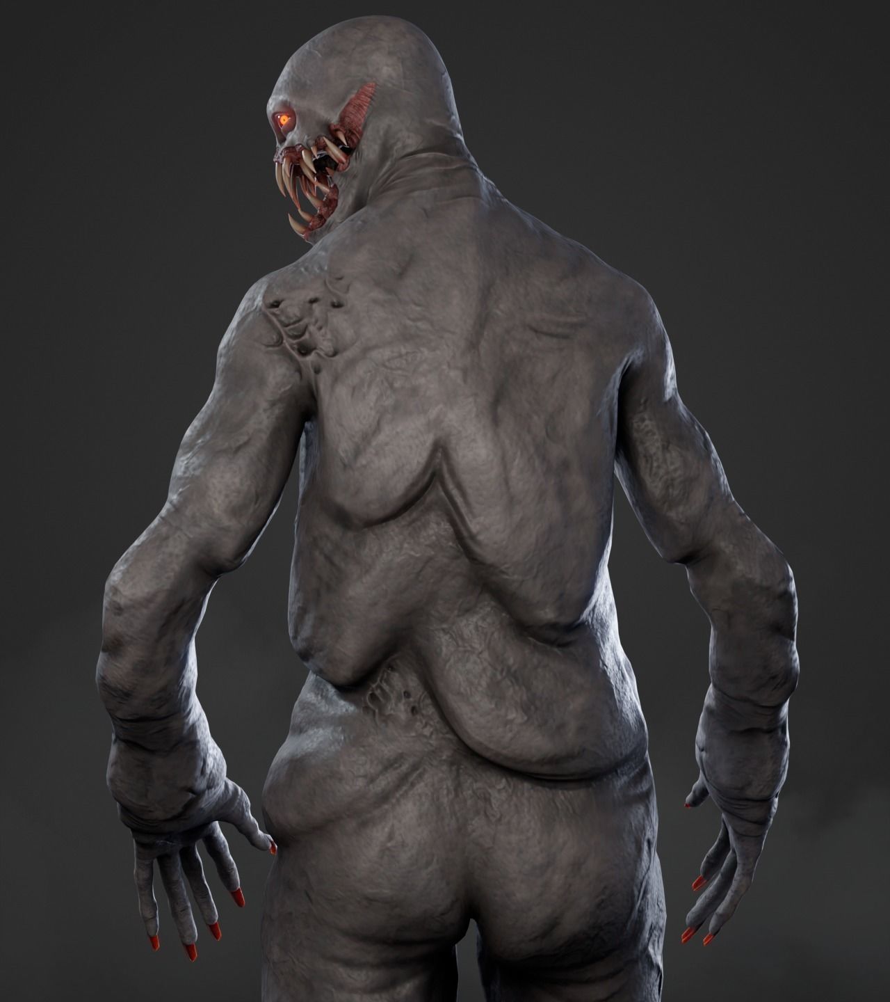 Character Fan art RE4 Regenerator 3D model_4