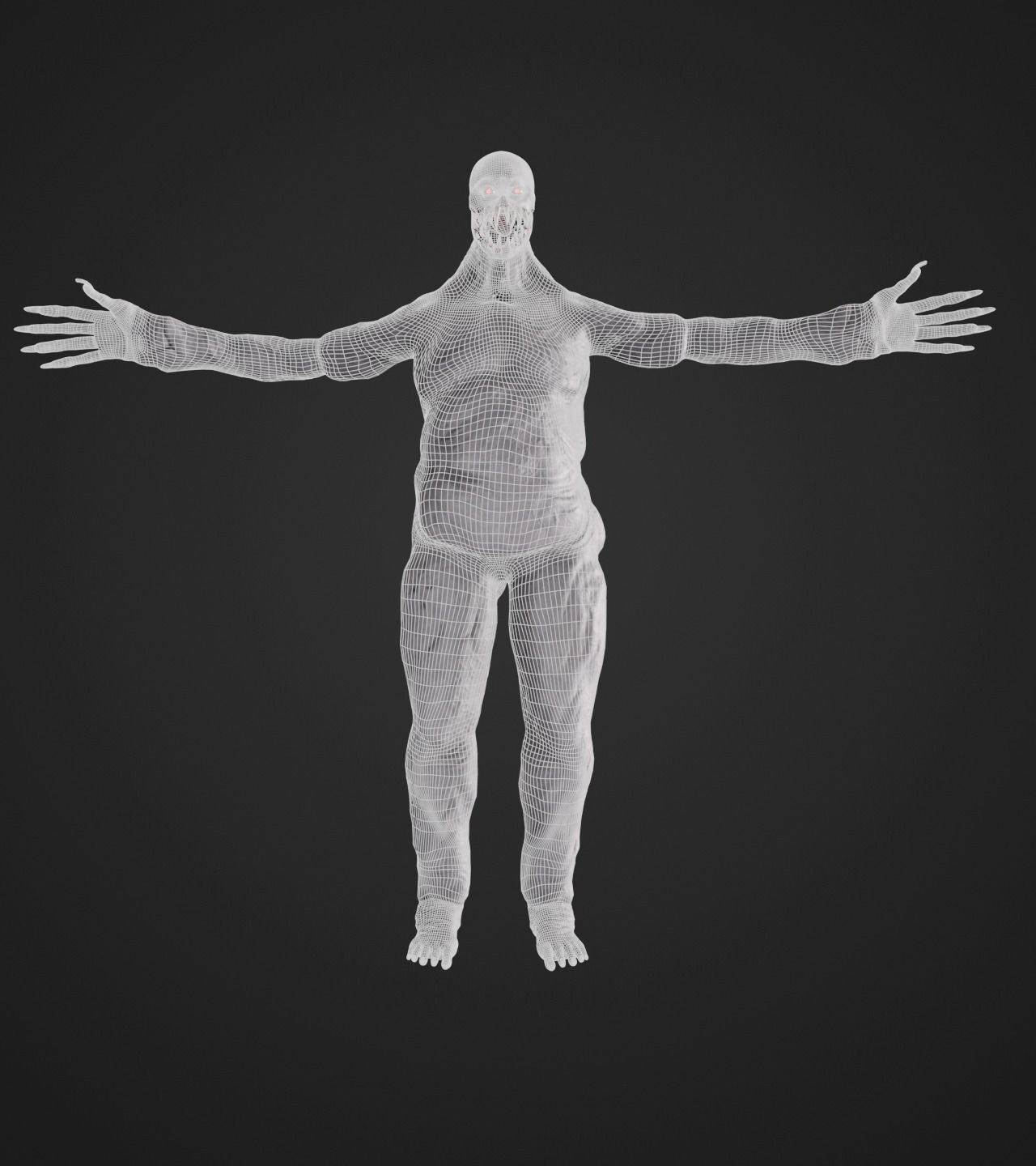 Character Fan art RE4 Regenerator 3D model_2