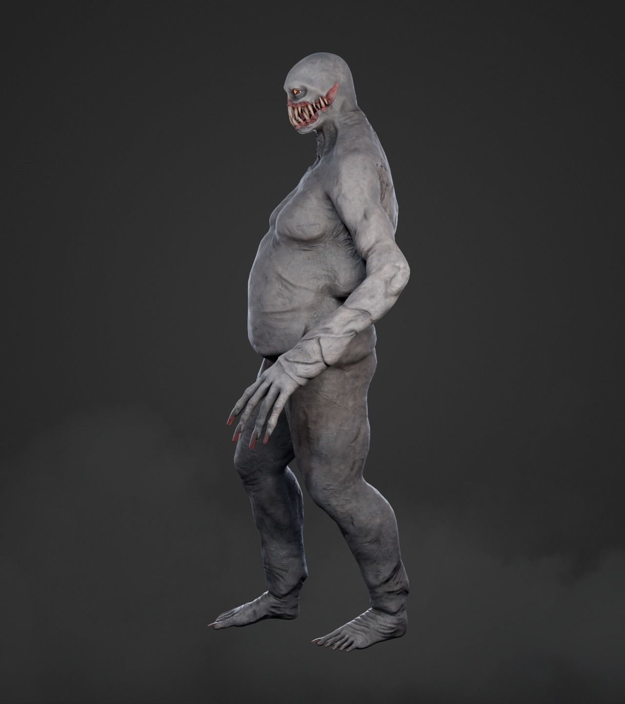 Character Fan art RE4 Regenerator 3D model_5