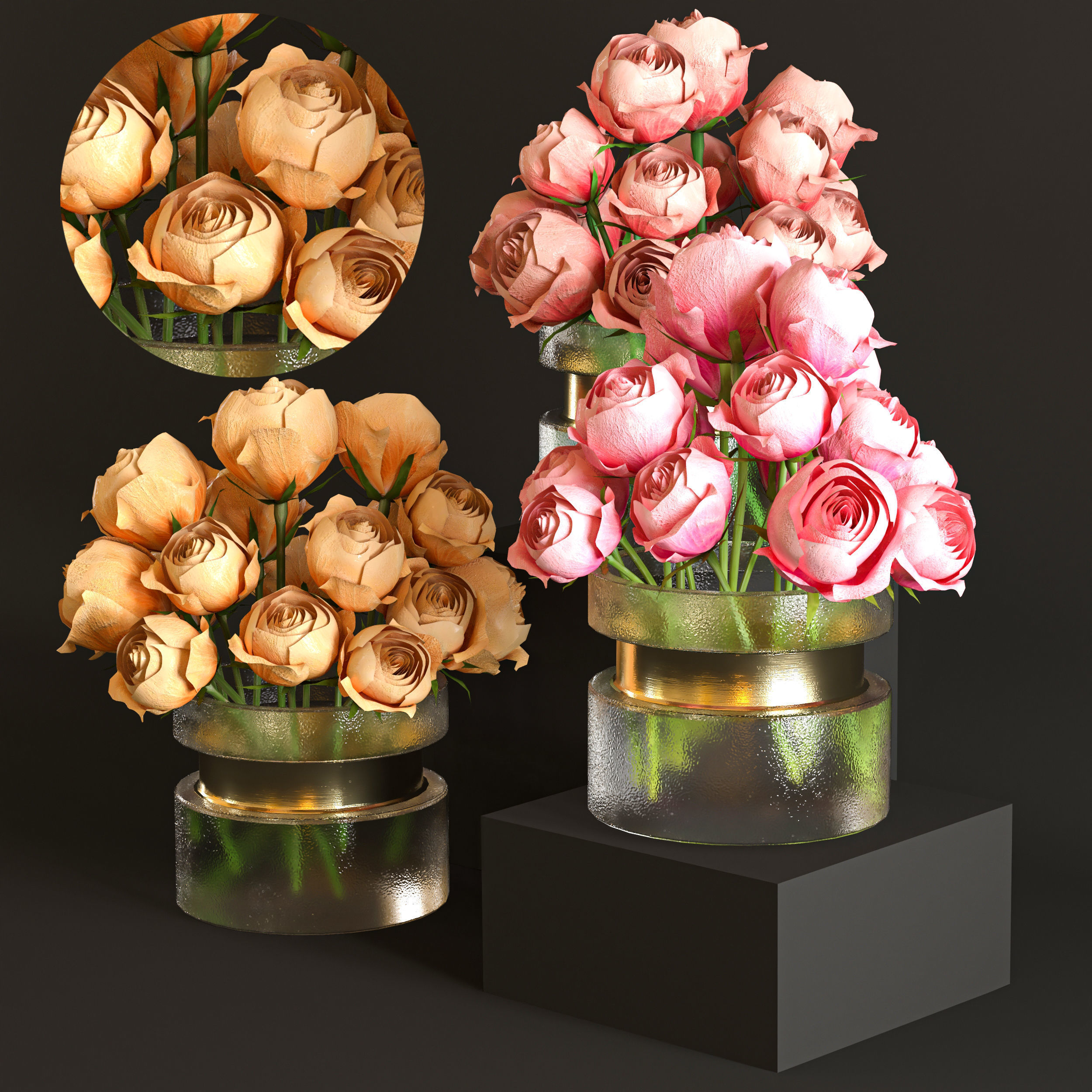 Collaction Indoor Bouquet 10 3D model_4