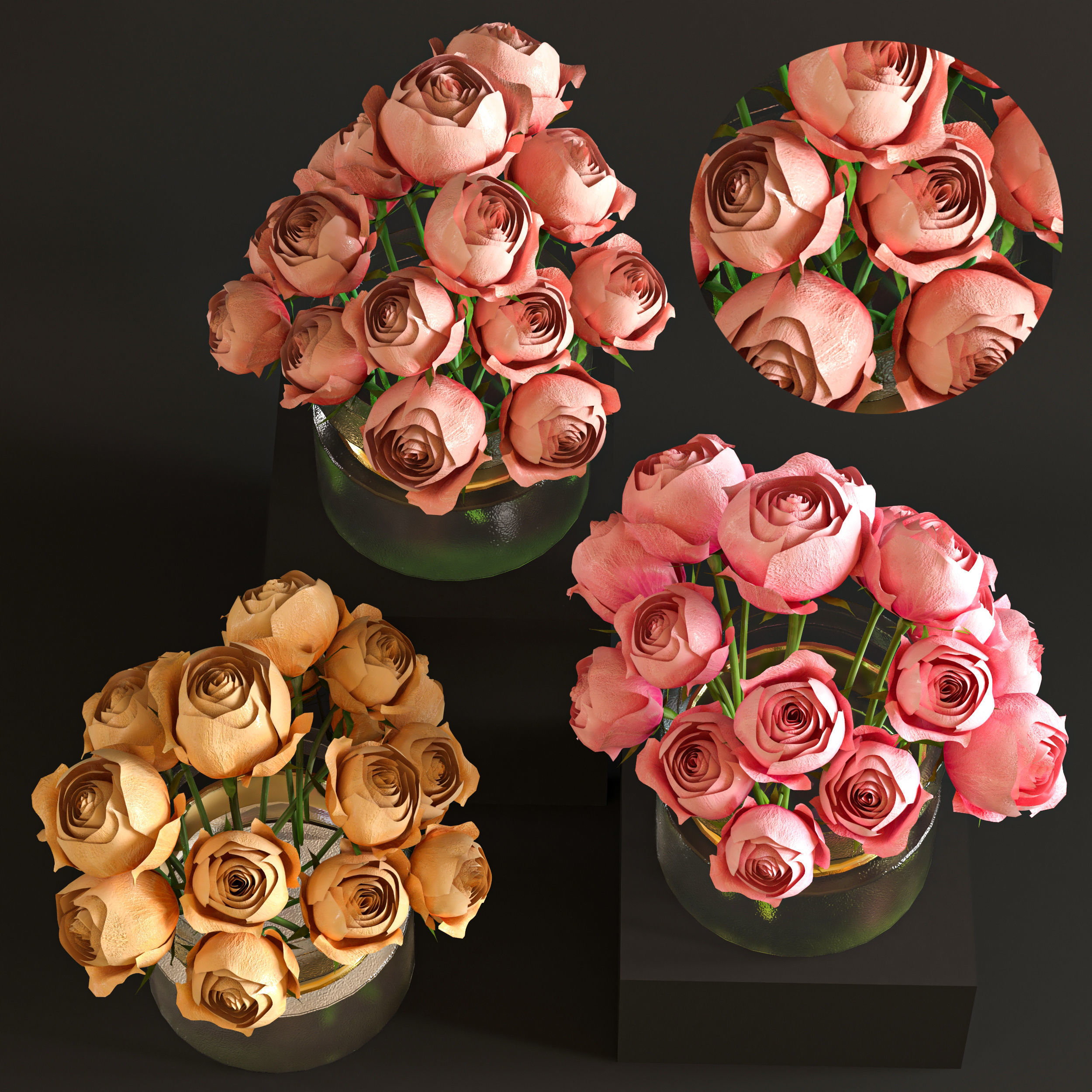Collaction Indoor Bouquet 10 3D model_5