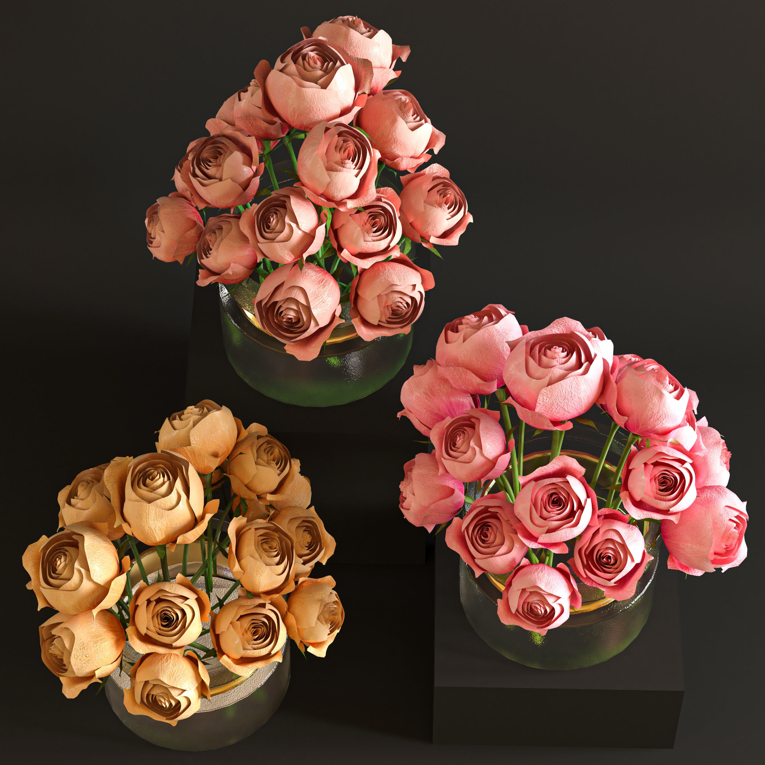 Collaction Indoor Bouquet 10 3D model_2