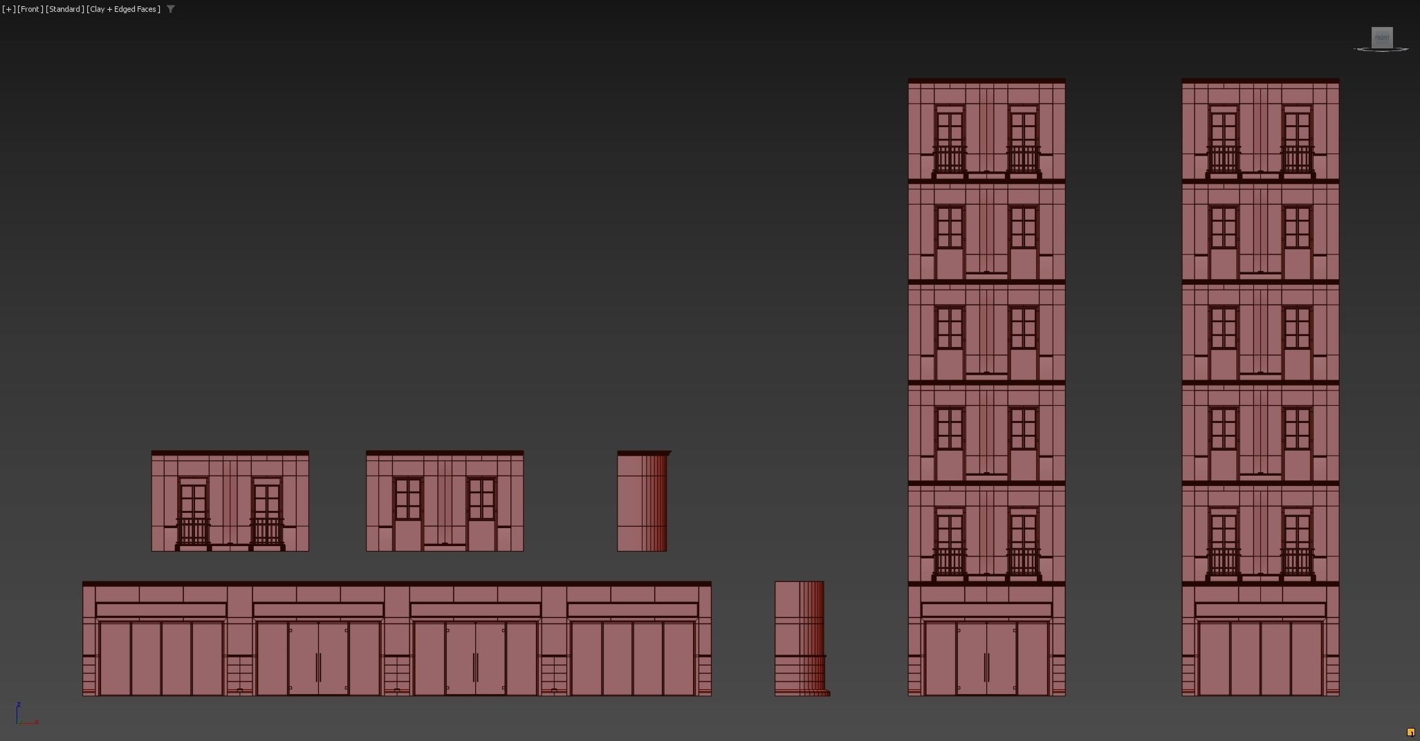 Modular City Building 3D model_20