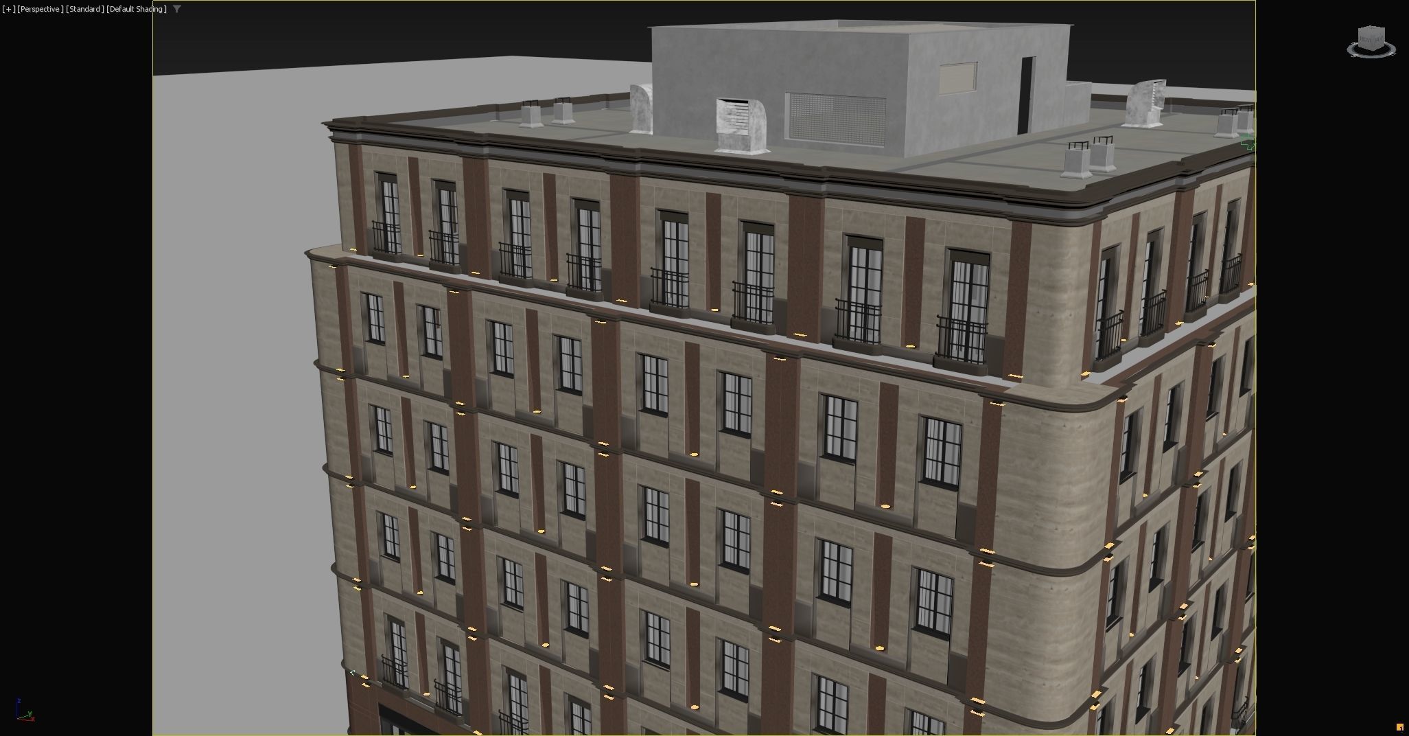 Modular City Building 3D model_11