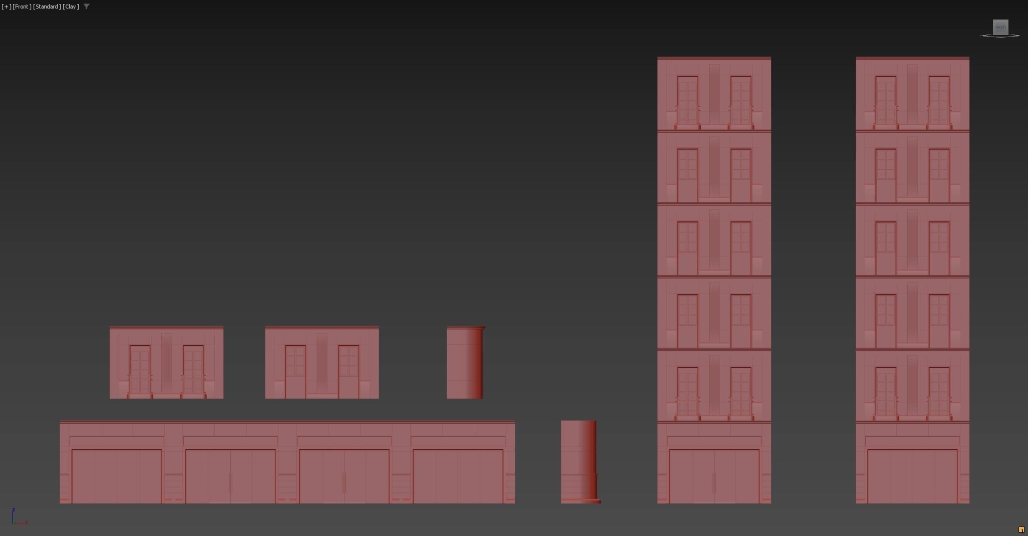 Modular City Building 3D model_21