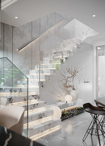 House Interior Design Model - 01  3D model 6