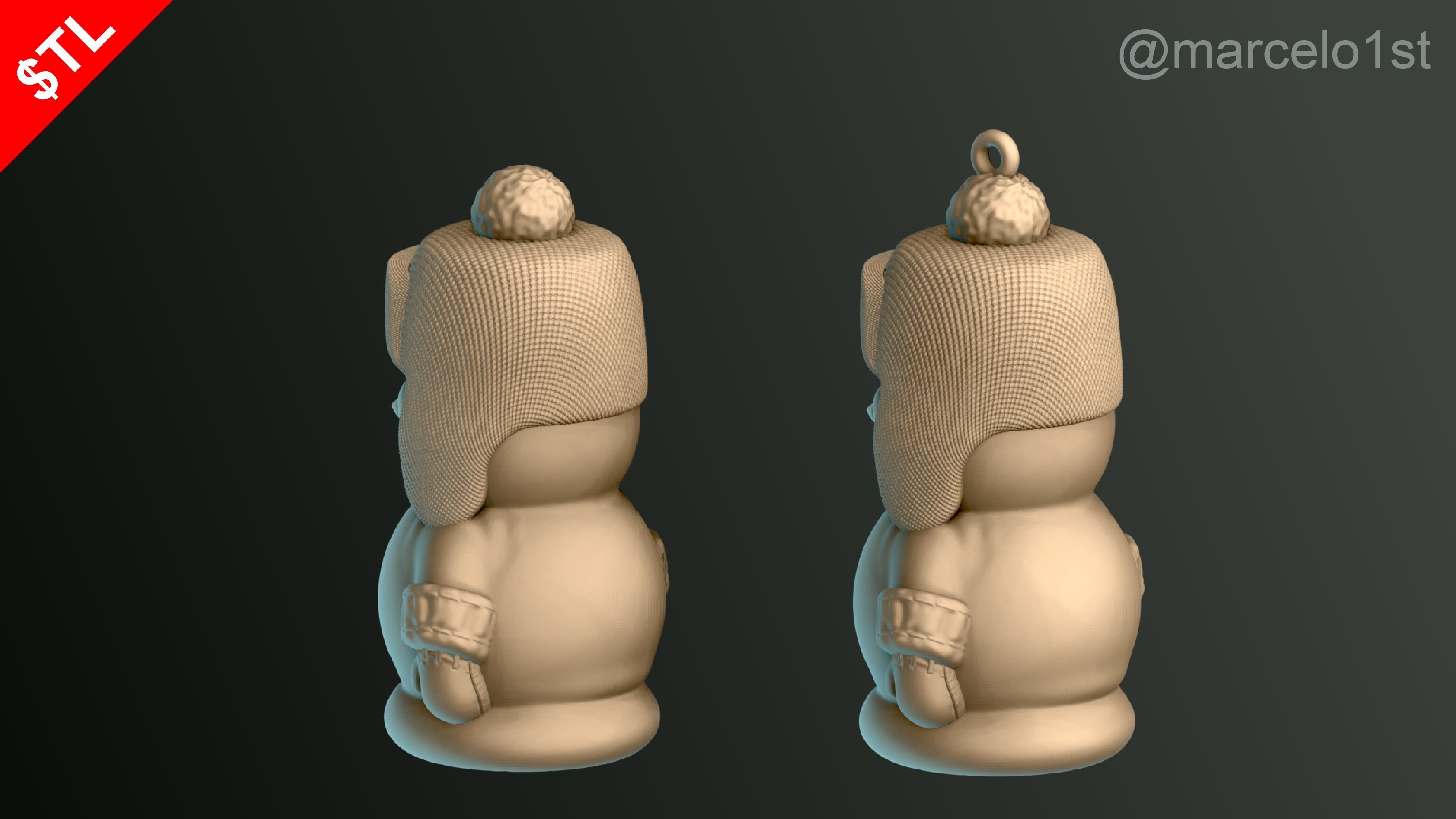 SNOWMAN FOR CHRISTMAS DECORATION 02 3D print model_30