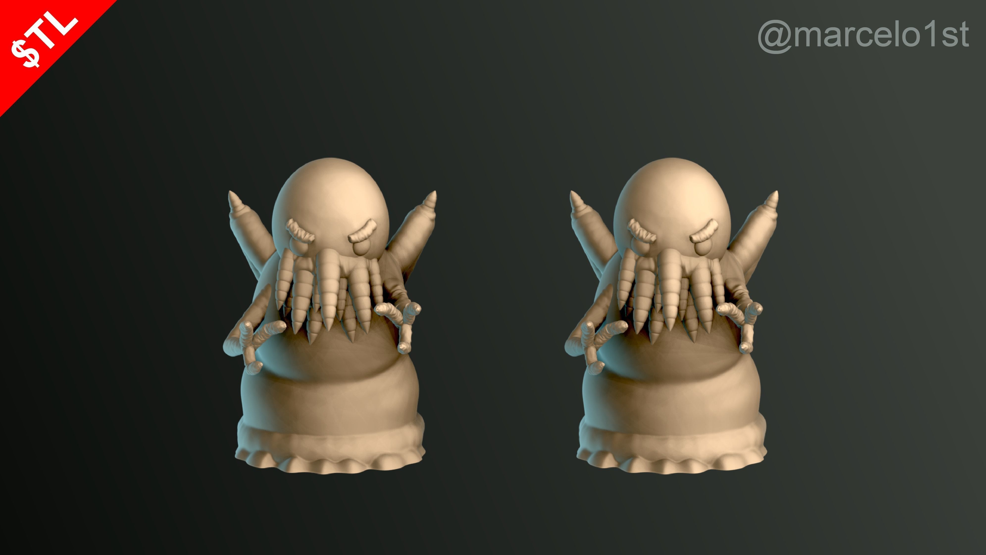 SNOWMAN FOR CHRISTMAS DECORATION 02 3D print model_34