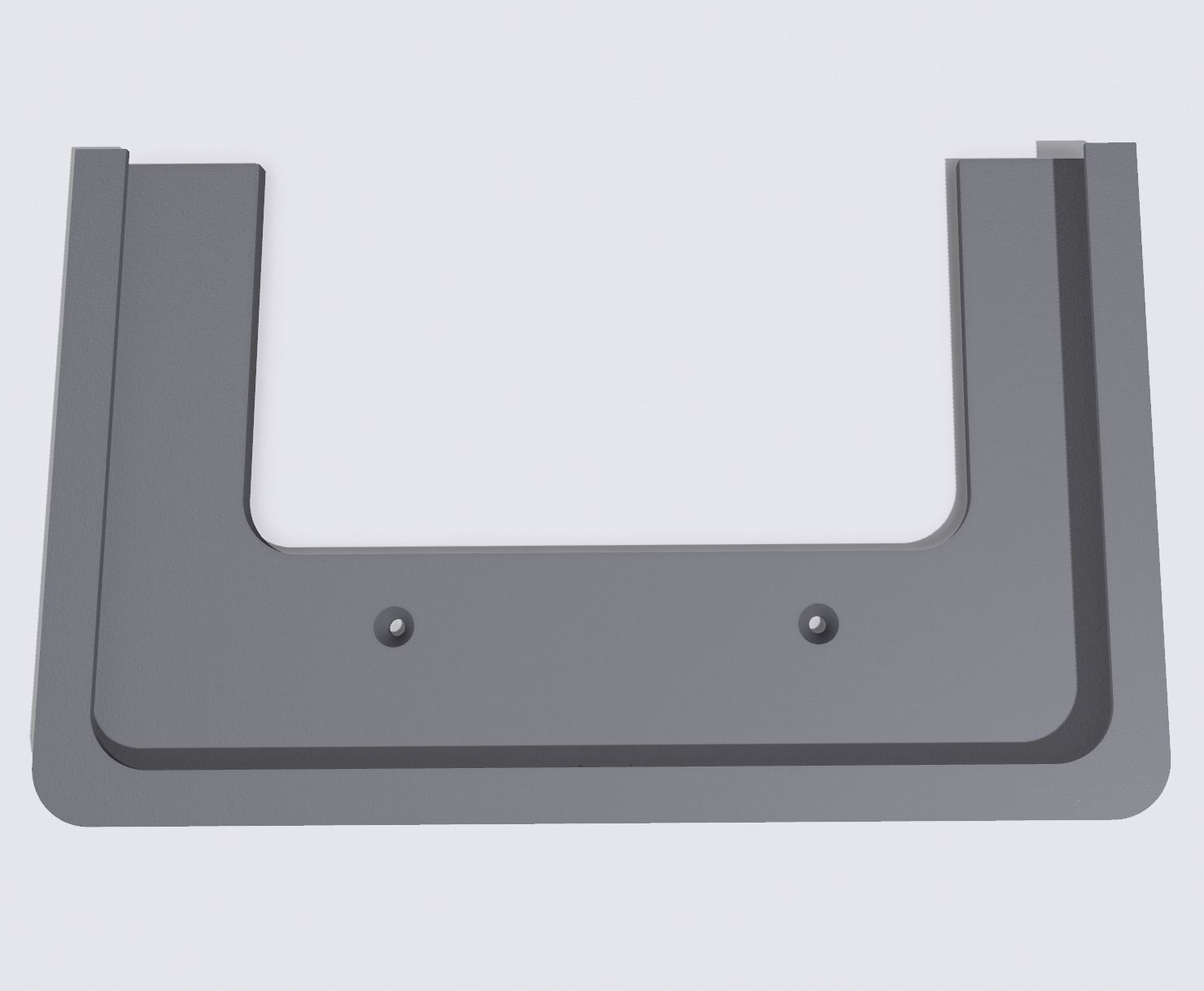 iPad Pro 11 2018 wall mount 3D print model_1