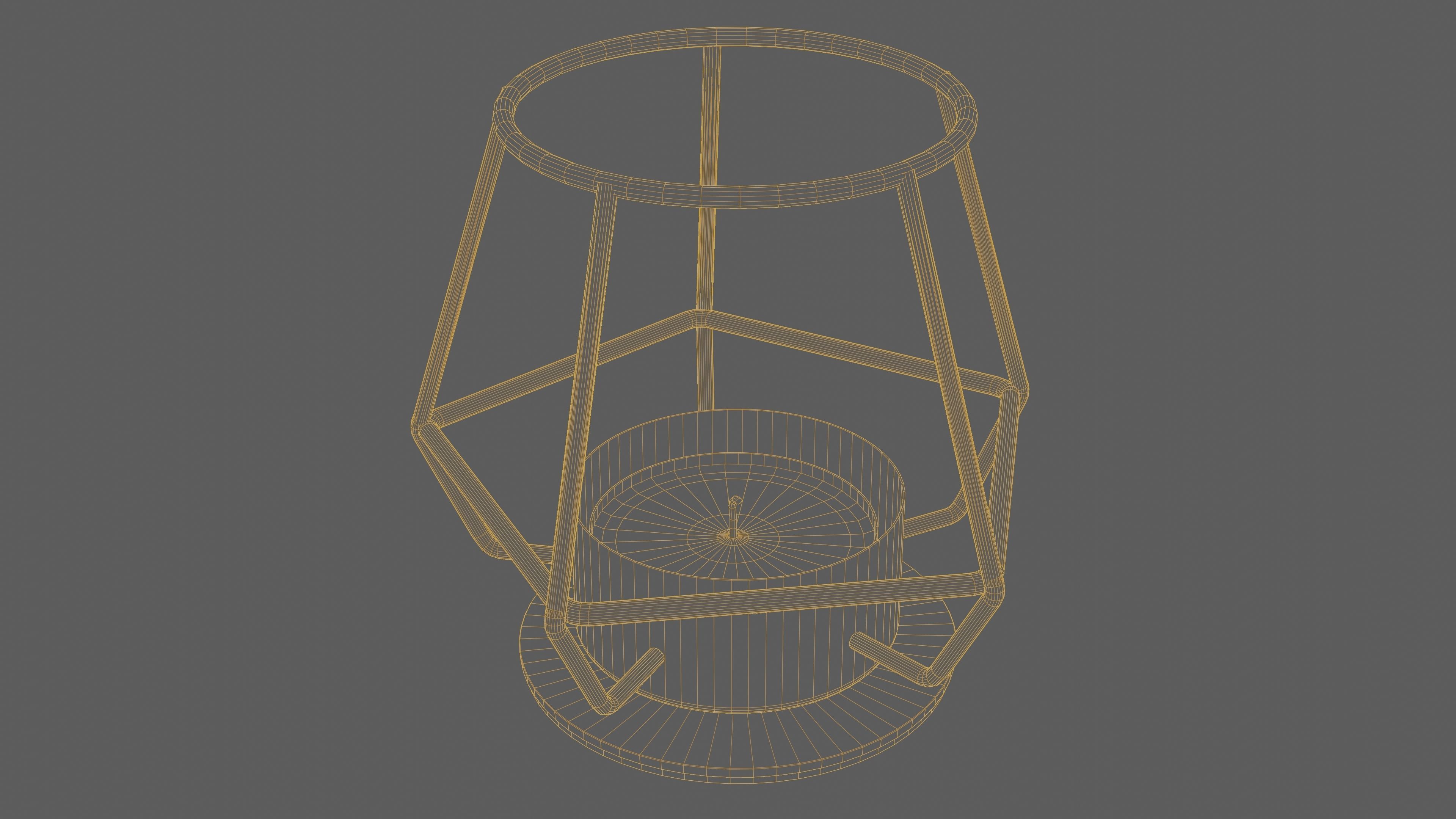 Brass Candle 3D Model 3D model_9