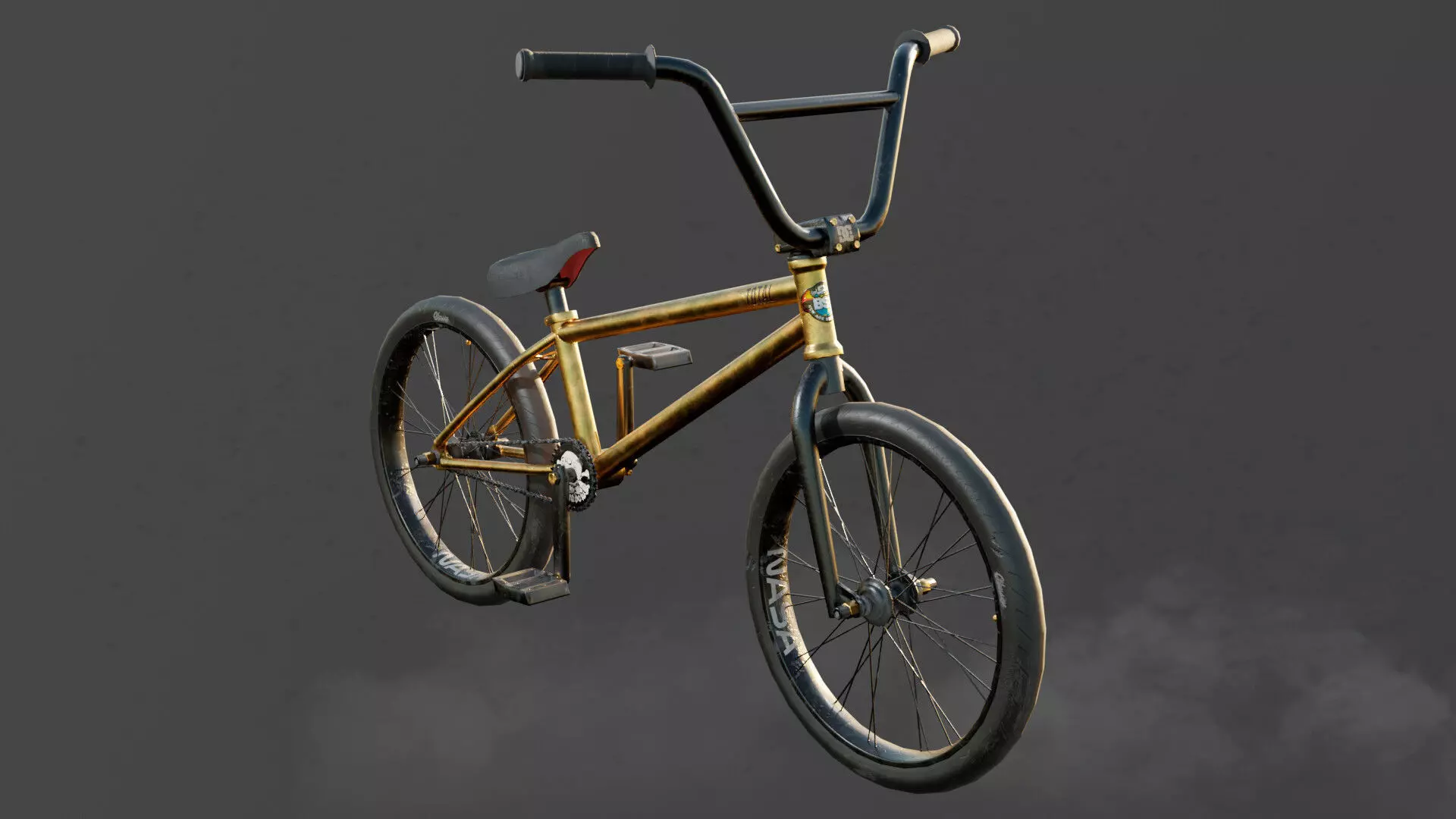 Bicycle - BMX Low-poly 3D model