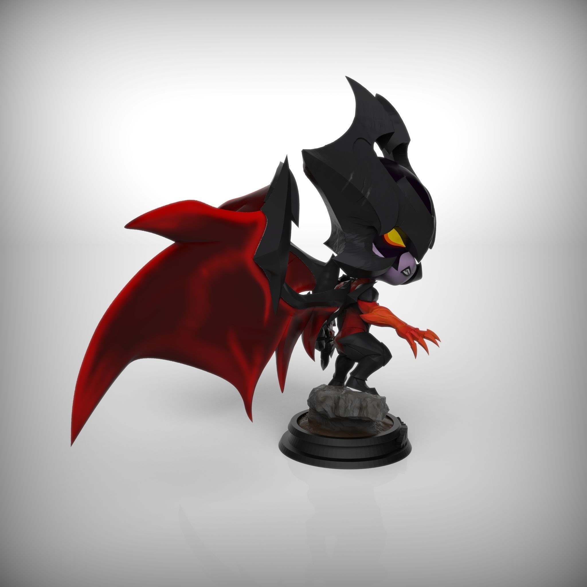 Aatrox chibi tft league of legends 3D print model_7