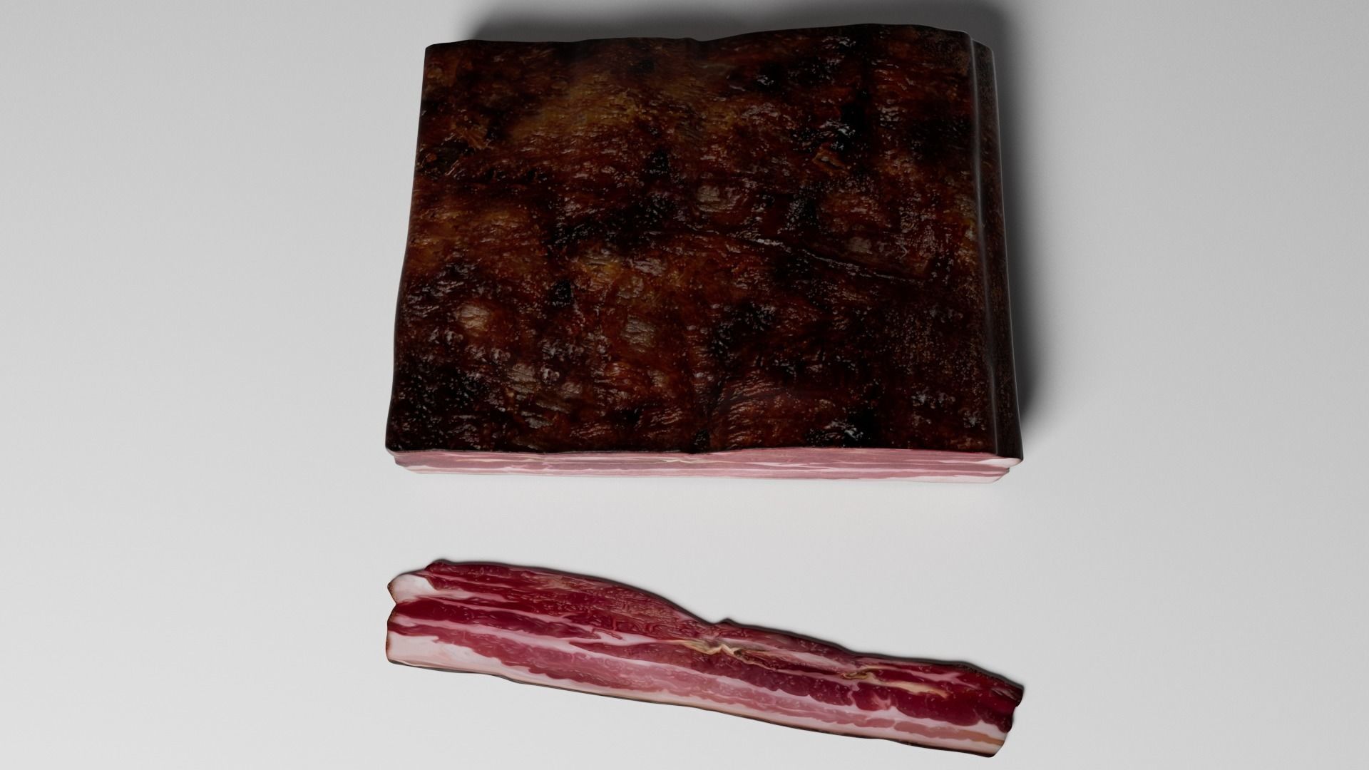Bacon 3D model_1