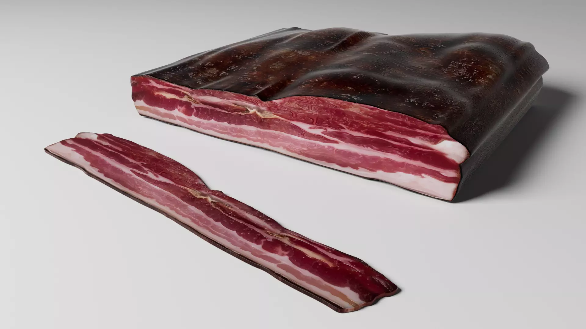 Bacon 3D model_0