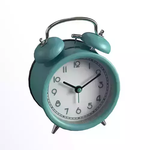 Alarm Clocks Pack of 3 Low-poly 3D model