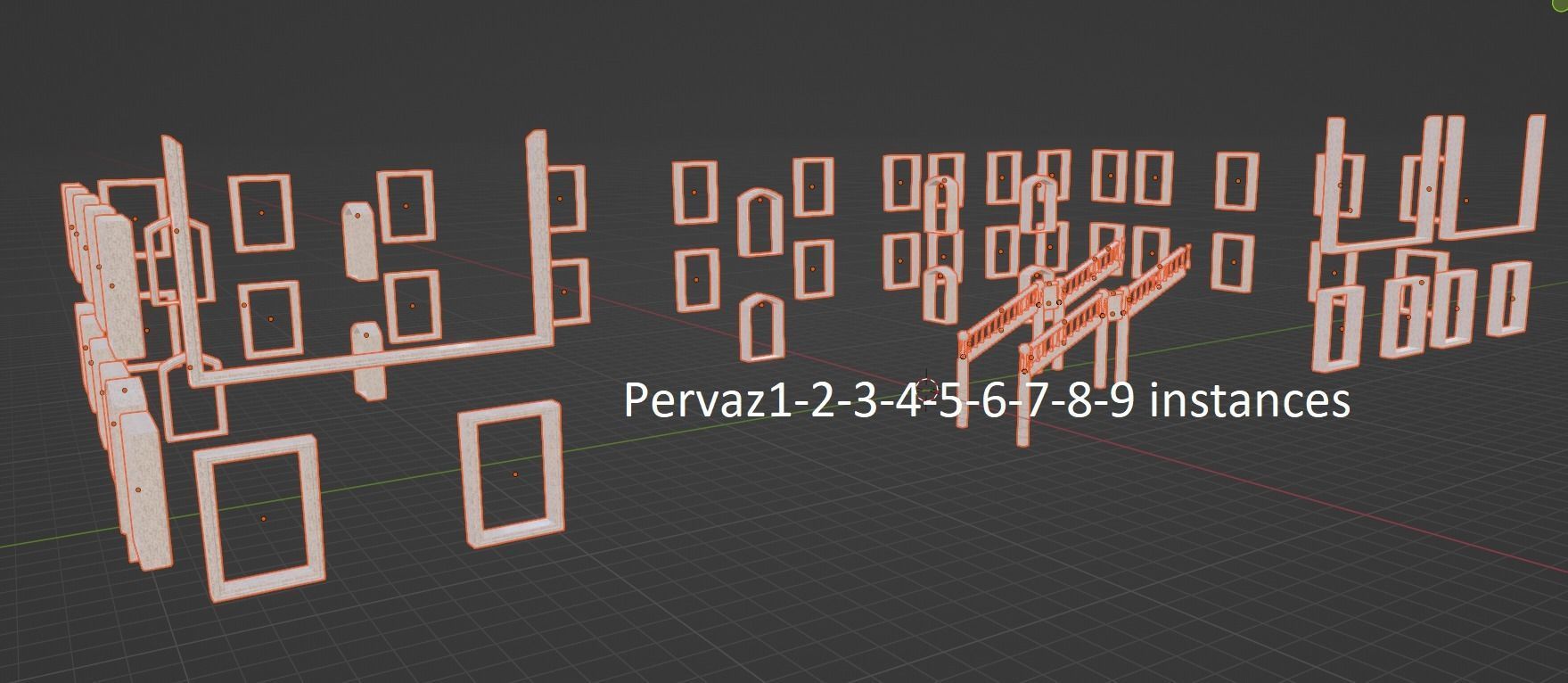 Ancient Roman Government Building Low-poly 3D model_22