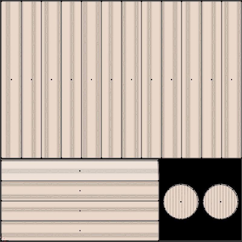 Ancient Roman Government Building Low-poly 3D model_24