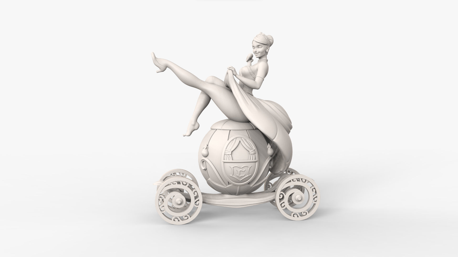 Cinderella Disney Princess  3D print model_14