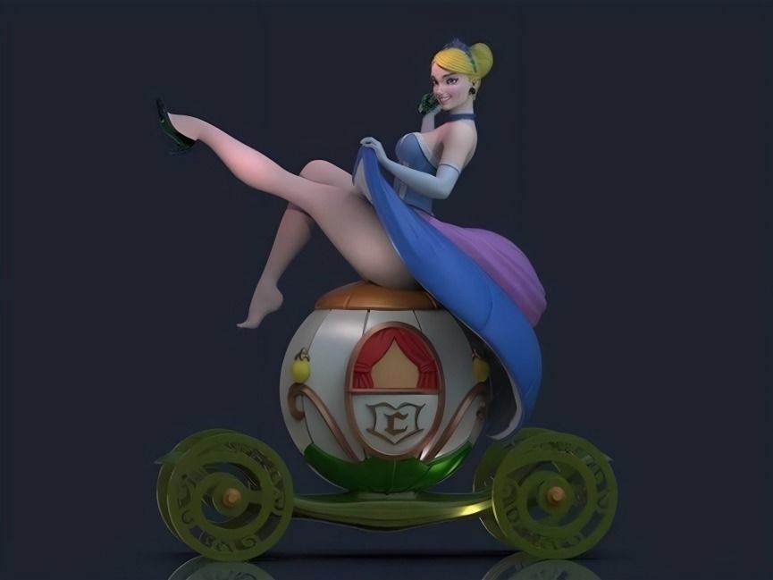 Cinderella Disney Princess  3D print model_7