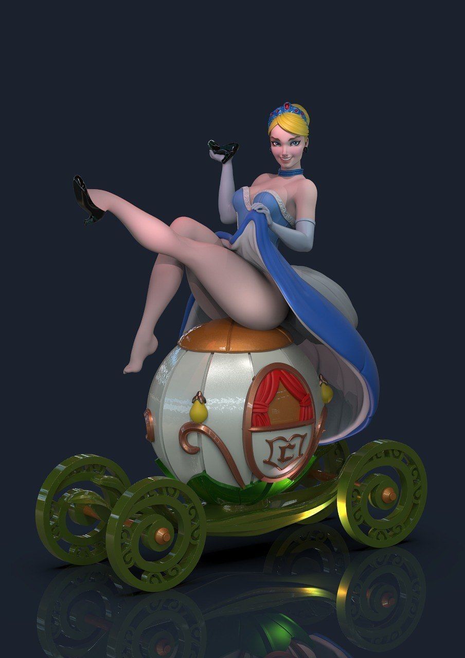 Cinderella Disney Princess  3D print model_13