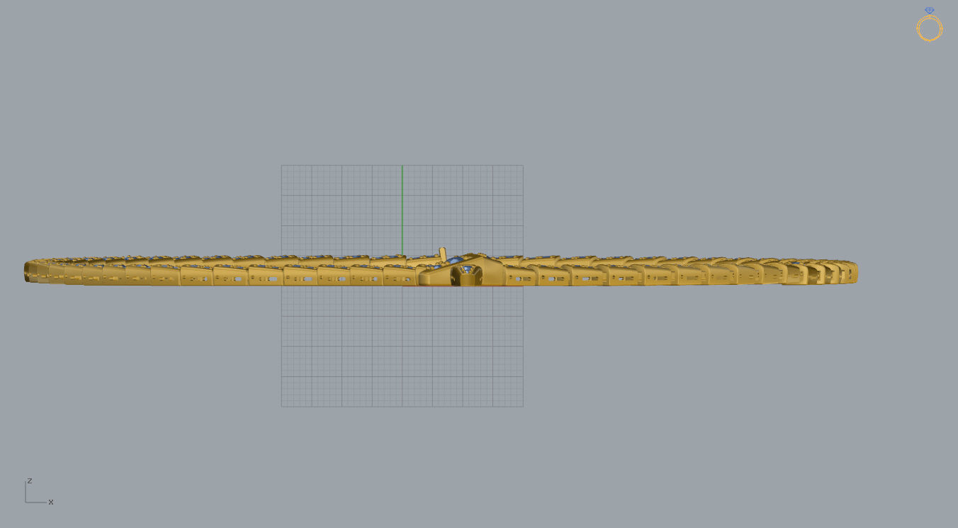 Bvlgari Serpenti Necklace  3D print model_10