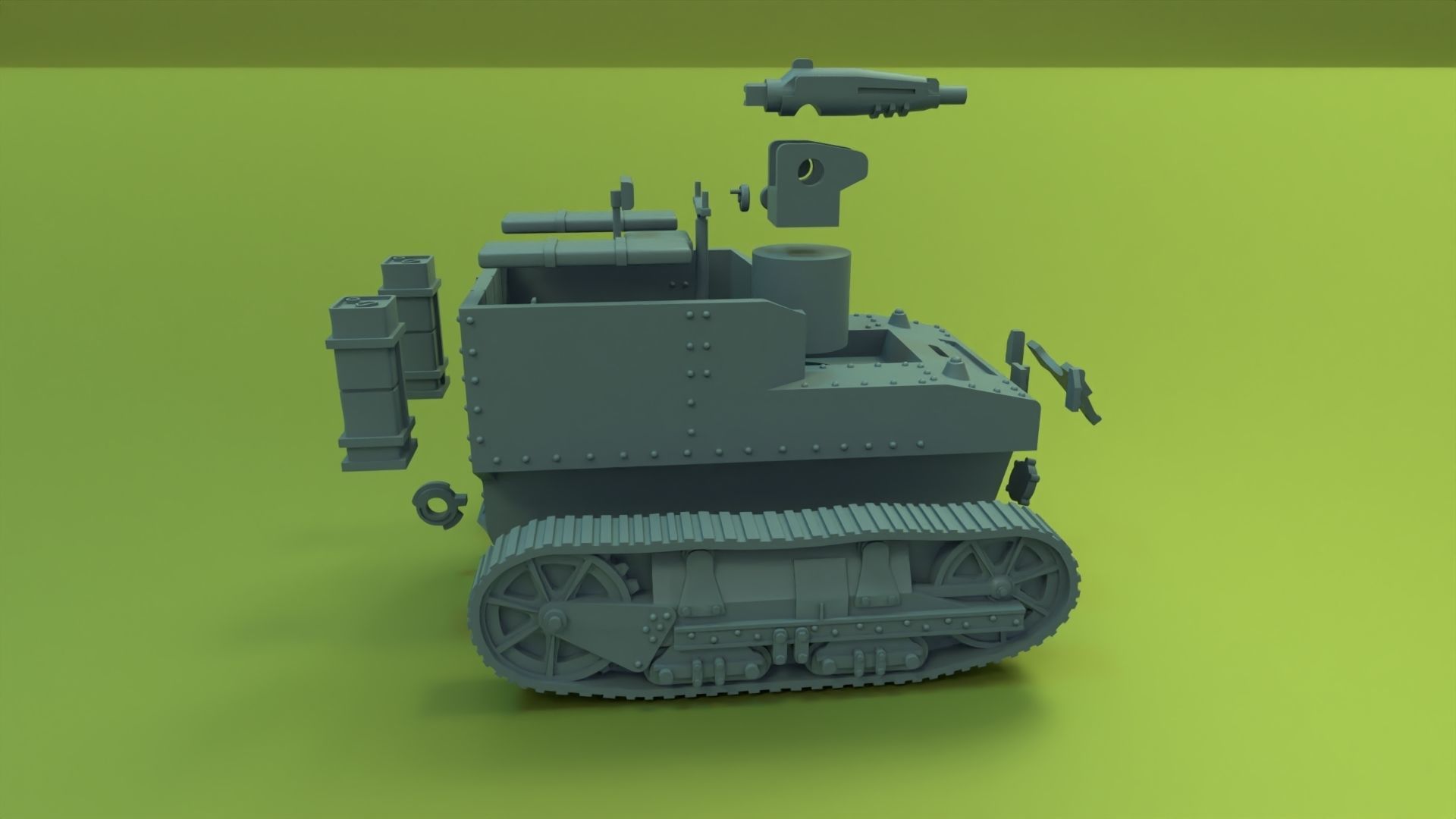 T1 HMC 3D print model_24