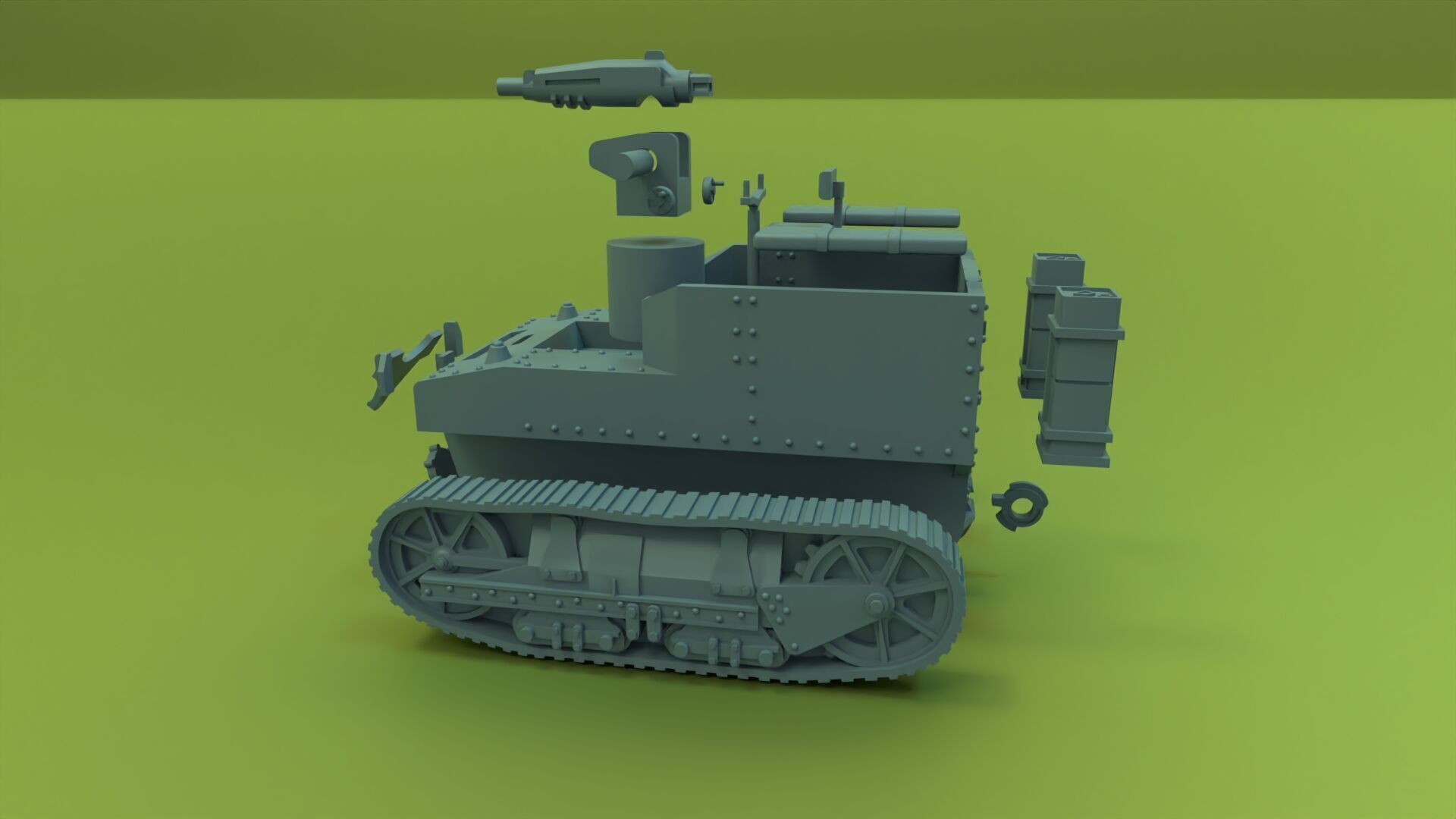 T1 HMC 3D print model_23