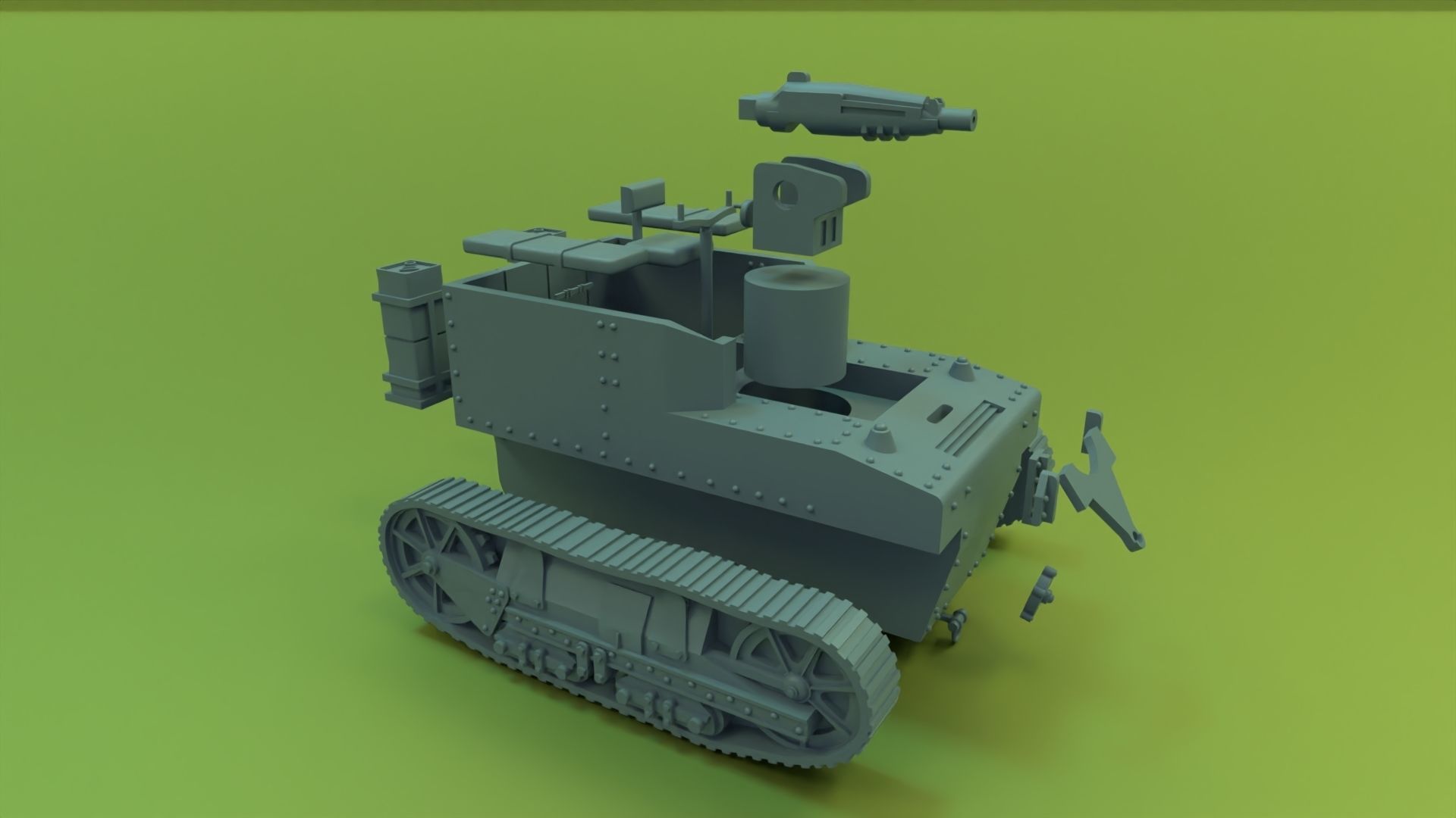 T1 HMC 3D print model_20