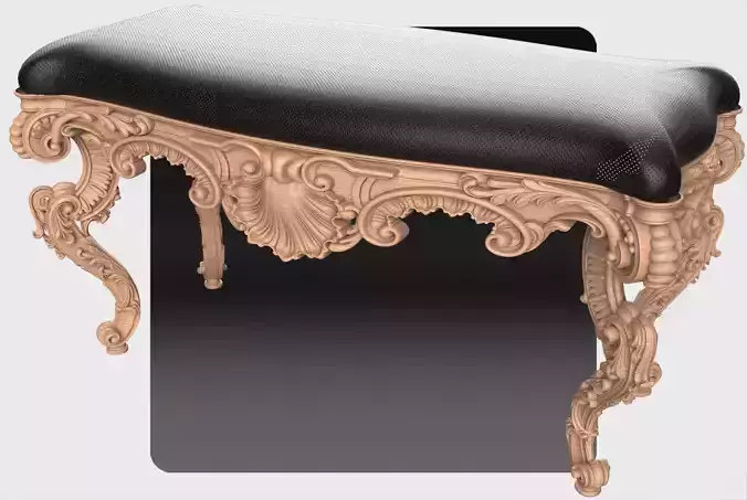 Carved super table for CNC 04 3D model