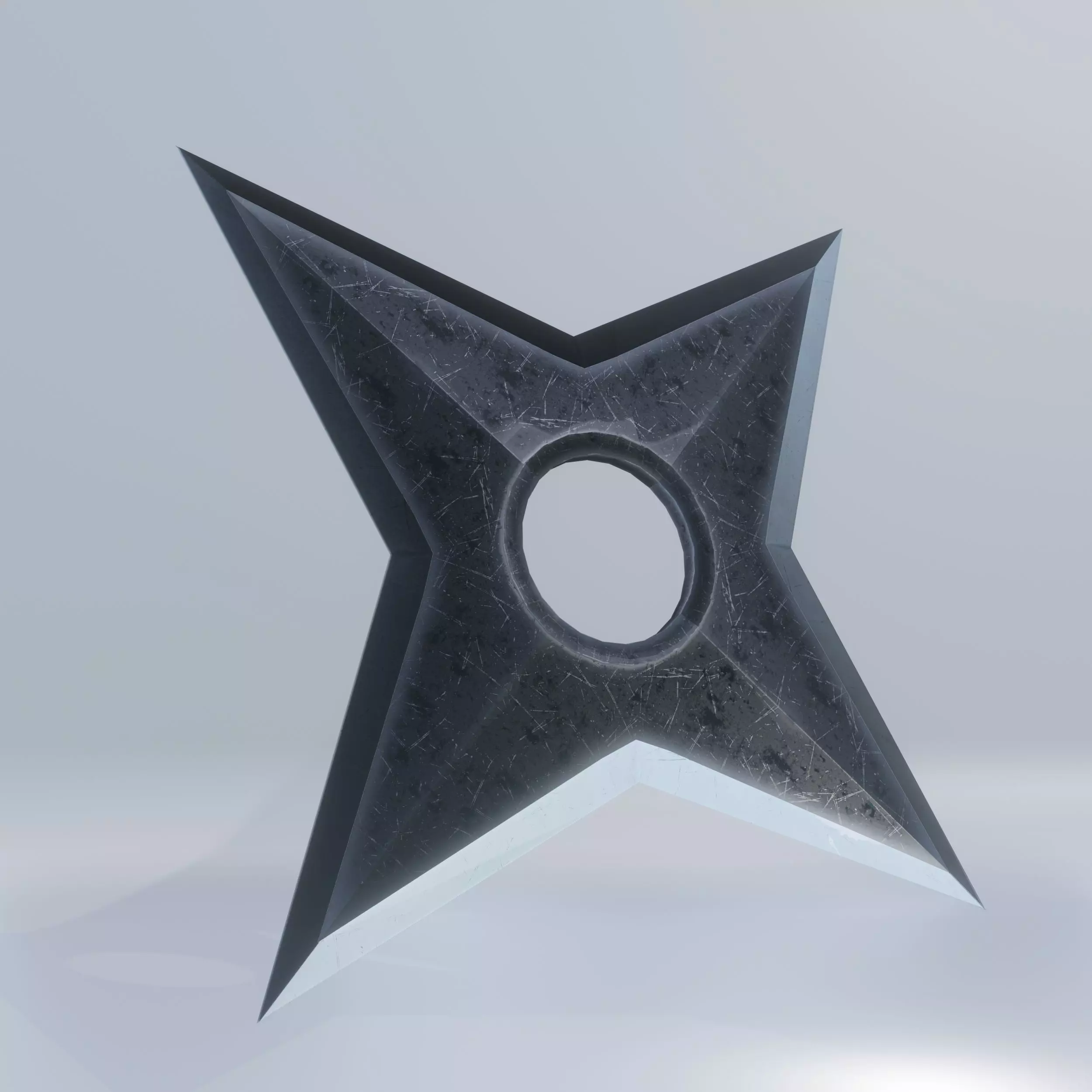 AdiltonMade-Shuriken 2k Free low-poly 3D model_0