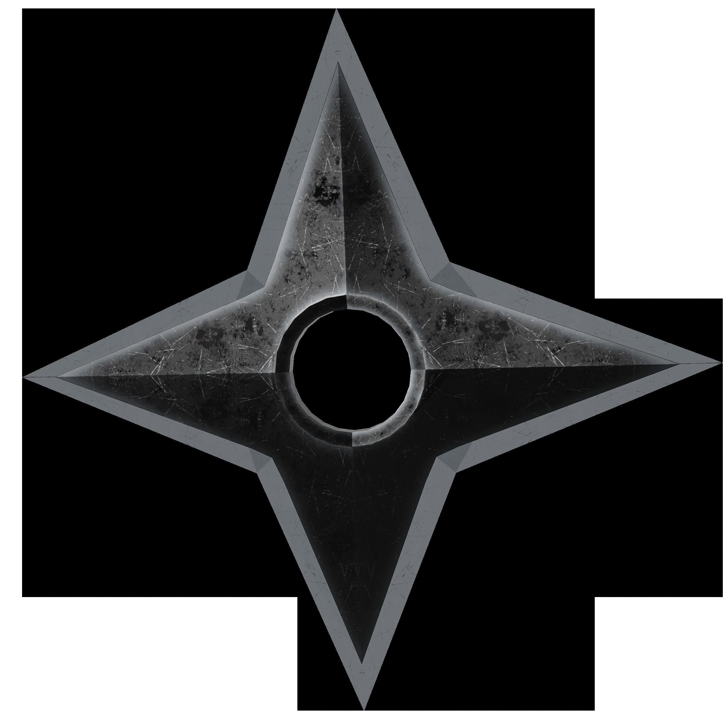 AdiltonMade-Shuriken 2k Free low-poly 3D model_1