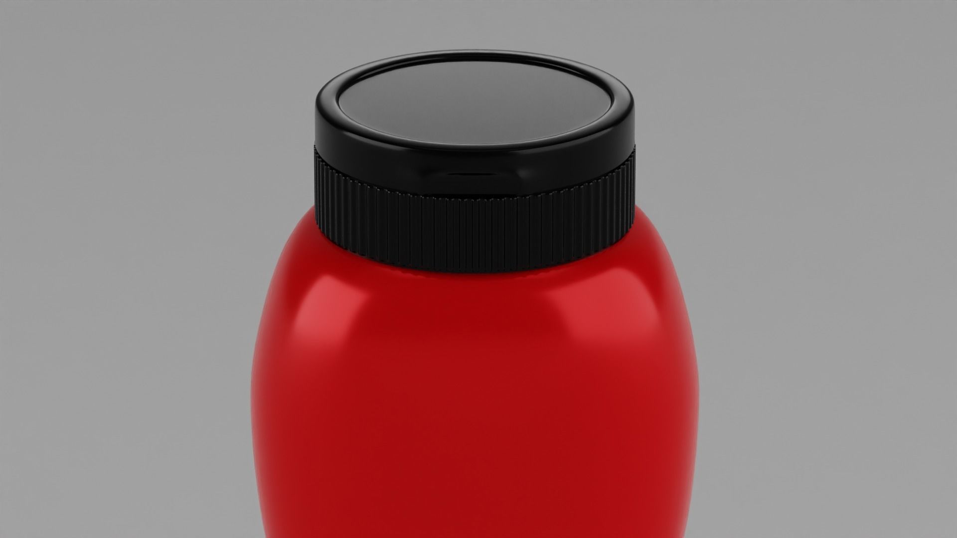 Sauce Bottle 3D model_4