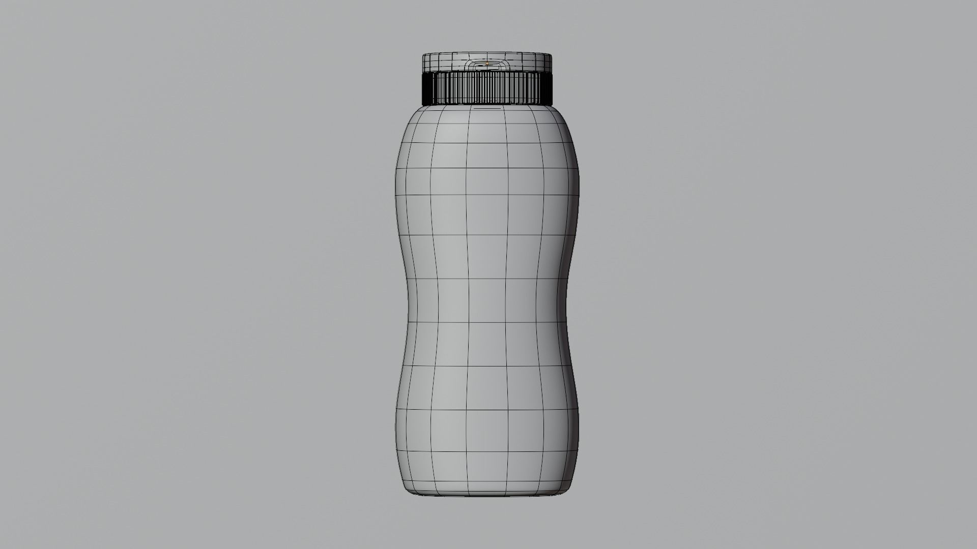 Sauce Bottle 3D model_5