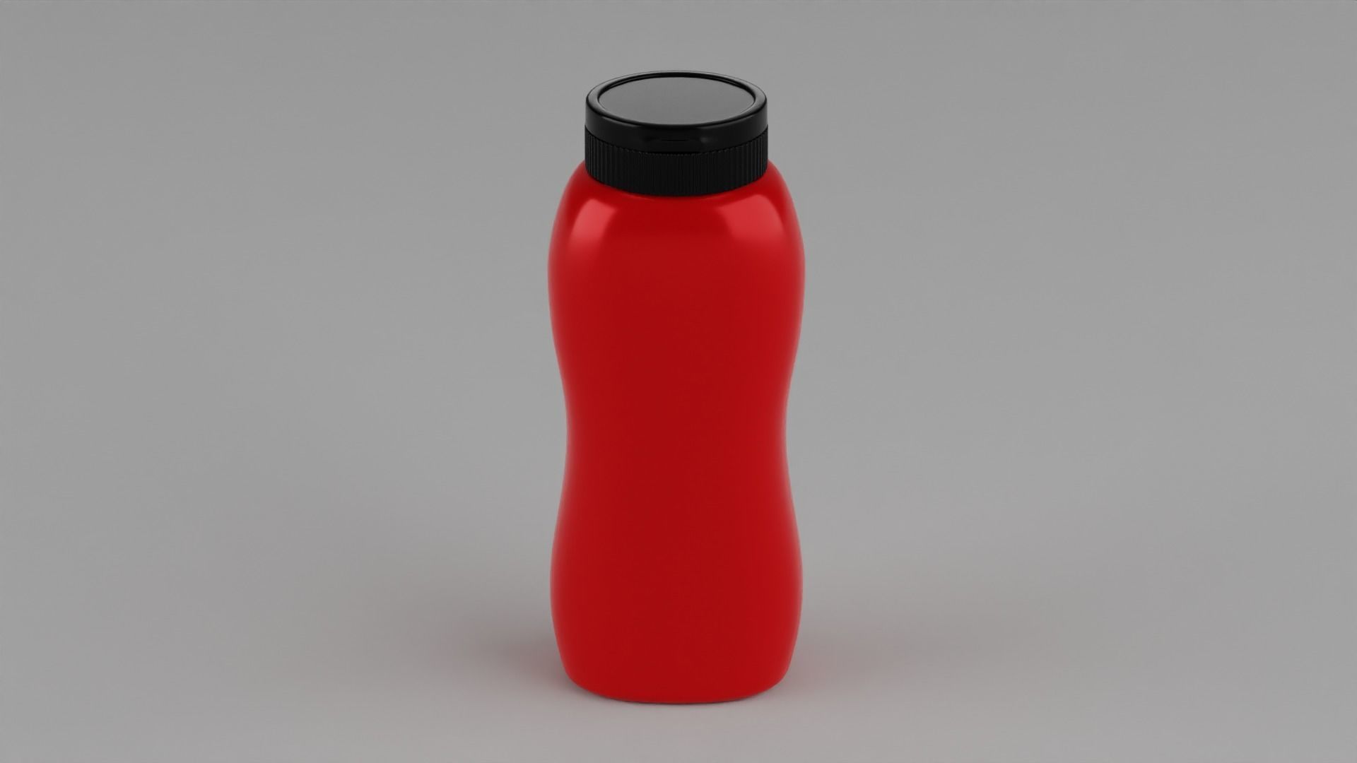 Sauce Bottle 3D model_1