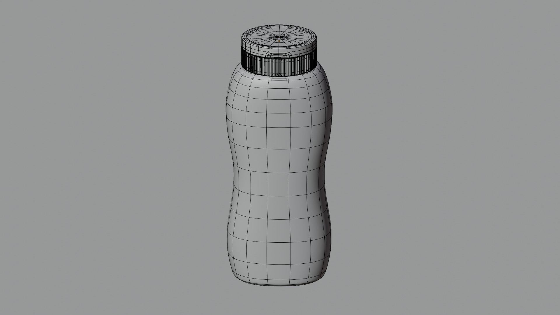 Sauce Bottle 3D model_6