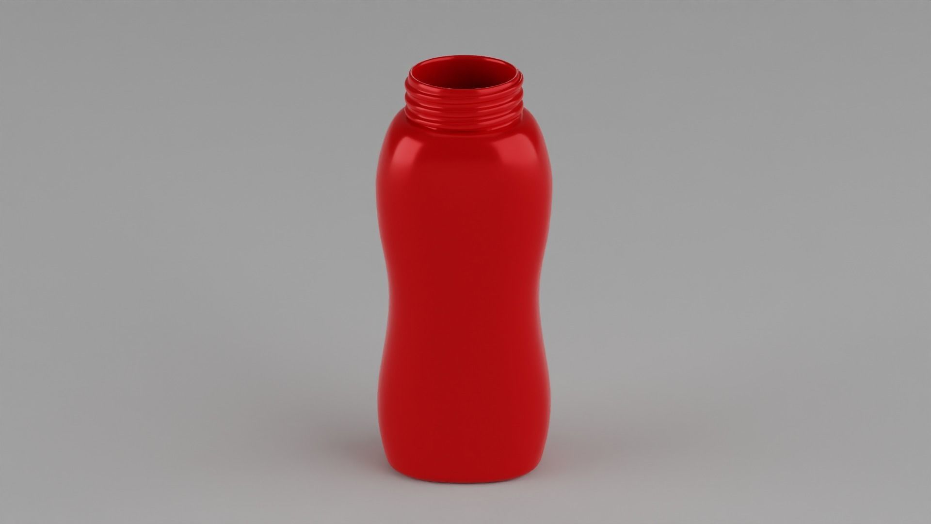 Sauce Bottle 3D model_2